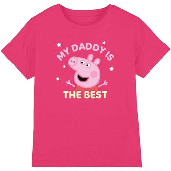 Dessins Animés Camiseta My Daddy Is The Best para niña