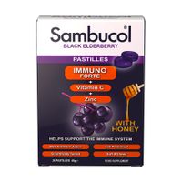 sambucol immuno forte black elderberry pastilles