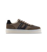 ax armani exchange para hombre xm002199af21422mz439 zapatillas tennis marron 425 negro plano cordones casual