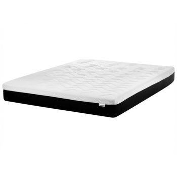 Colchón De Espuma Visco Gel Medio Con Funda Extraíble De Poliéster Con Cremallera 180 X 200 Cm Spongy