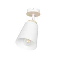 aplique orientable nordico con pantalla metalica blanca