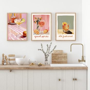 Set de 3 posters 207, 50x70 cm