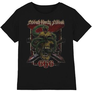 Black Sabbath Camiseta manga larga Bloody 666 para mujer