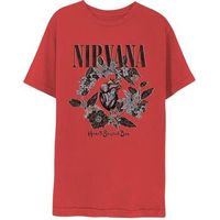 nirvana camiseta manga larga heart shaped box para mujer