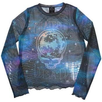 Grateful Dead Camiseta manga larga Stealy Glitter Ball para mujer