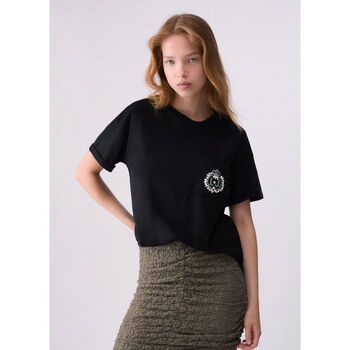 Liu Jo Tops y Camisetas T-shirt boxy con bolsillo joya para mujer