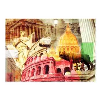 Papel Pintado 3d - Roma - Colage (150x105 Cm)