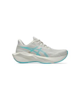 Zapatillas de Running Asics Novablast 6 Mujer Soft Gris/Azul