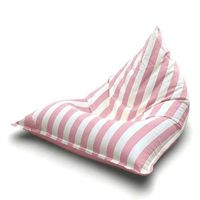 aiire puff exterior jardin con relleno incluido - tejido olefina premium desenfundable y lavable - sofa exterior para playa terraza o piscina - puff gigante xxl rosa