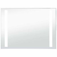 espejo de pared de bano con led 100x60 cm vidaxl