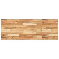 encimera tocador bano madera acacia acabado aceite 120x50x2 cm vidaxl