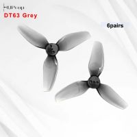 6 pares de helices hqprop dt63mmx3 v2 de 25 pulgadas helices dt63 fpv para carreras de drones rc
