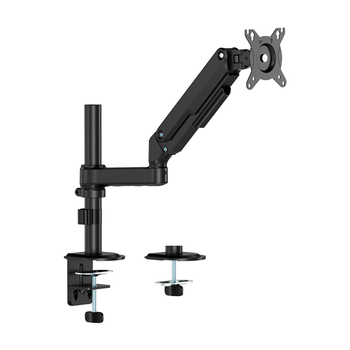 AISENS Soporte de Mesa Eco Contrapeso Giratorio e Inclinable para Monitor TV 9KG 3 Pivotes 1 Brazo de 17 32 Negro