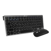 pack teclado  ratan inalambricos multidispositivos compacto dual bluetooth  24g subblim