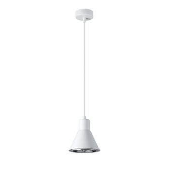 Lámpara de techo blanco acero alt. 120 cm