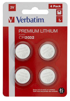 LITHIUM BATTERY CR2032 3V 4 PACK