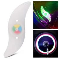 luz colorida impermeable de la rueda de bicicleta bikightforma de sauceluz de advertencia de decoracion flash para cic