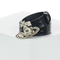 vivienne westwood cinturon orb buckle belt reversible para mujer