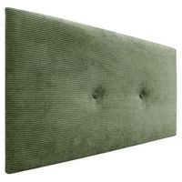 dhome cabecero de pana liso con botones 95x50 camas 8090 - verde selva