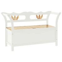 banco madera maciza abeto blanco 107x45x755 cm vidaxl