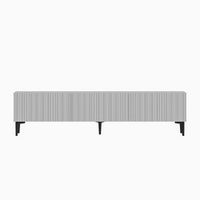 soporte de tv de madera oscar - 180 x 31 x 45 cm - blanco
