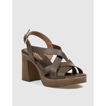 Kamome Sandalias SANDALIA TIKA MARRÓN para mujer
