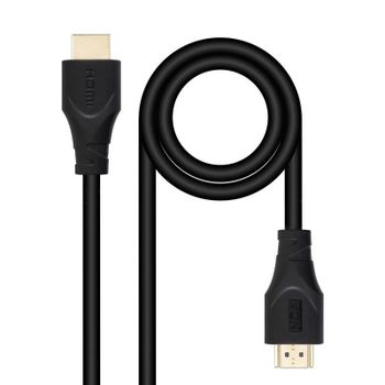 Cable HDMI Nanocable 10.15.4705 5 m Alta Velocidad Ethernet CCS Oro Negro