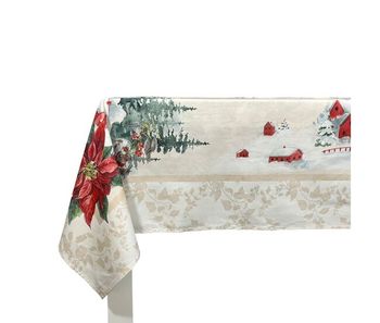 Mantel de navidad chamonix 150x150 cm