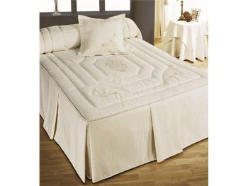 Colcha edredón mariola bordada jacquard cañete