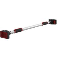 sportnow barra para hacer dominadas para puerta ajustable de 95 cm a 123 cm carga 200 kg para ejercicio y entrenamiento negro