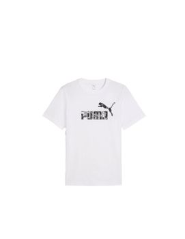 Camiseta Puma Graphics No.1 Logo T Hombre Blanco