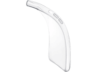 funda movil - cellularline para apple iphone 16 ultrafina goma blanda transparente