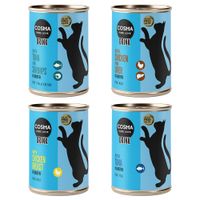 cosma drink bebida para gatos 24 x 100 g - pack ahorro - pack mixto 4 variedades