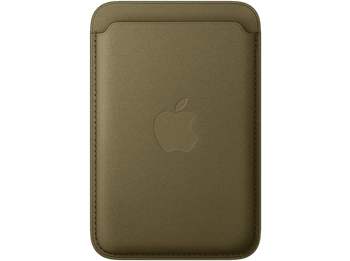 Apple cartera de trenzado fino con MagSafe para el iPhone, Oliva oscuro