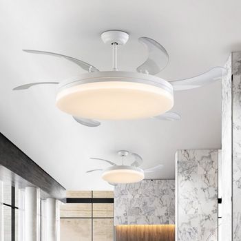 Ventilador led aspas retráctiles vento maxi cct dim (70w)