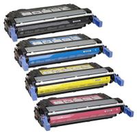 compatible multipack hp colour laserjet 4700 printer toner cartridges 4 pack -q5950a