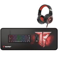 tempest oblivion pro pack gaming teclado mecanico rgb  auriculares  raton  alfombrilla