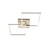 lampara de techo led bard moderna de 52 w color oro mate 3394-65-225 fabas luce