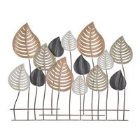 panel decorativo 3d en metal multicolor cm 1035x5x84