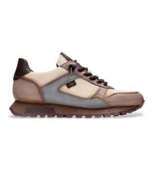 Hispanitas para mujer. CHI265095 Zapatillas de Piel Oregon taupe (39), 1 a 3cm, Cordones, Casual