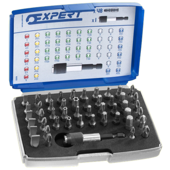Caja De Brocas 1/4+ Acc Expert De Facom - 49 Piezas - E131701