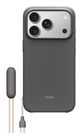 beats iphone 17 pro kickstand case with magsafe and camera control - granite gray
