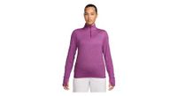 camiseta  strong con  strong  cremallera 1 4 nike swift uv violeta para mujer