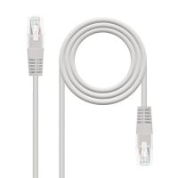 nanocable cable de red latiguillo rj45 cat6 utp awg24 gris 25 m