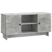 mueble de tv 102 x 345 x 50 cm gris hormigon vidaxl