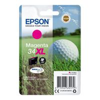 epson 34xl t3473 magenta original durabrite ultra high capacity ink cartridge golf ball