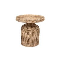 bloomingville water hyacinth camo side table