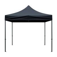 carpa plegable pro 3x3 estructura negra  color negro