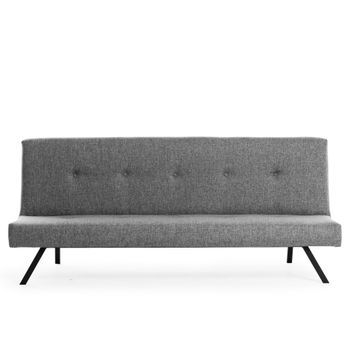 Sofá Cama 3 Plazas Zola Gris Claro