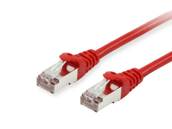 LATIGUILLO APANTALLADO S/FTP CATEGORIA 6 LIBRE HALOGENOS 0,5M COLOR ROJO EQUIP P/N 605527